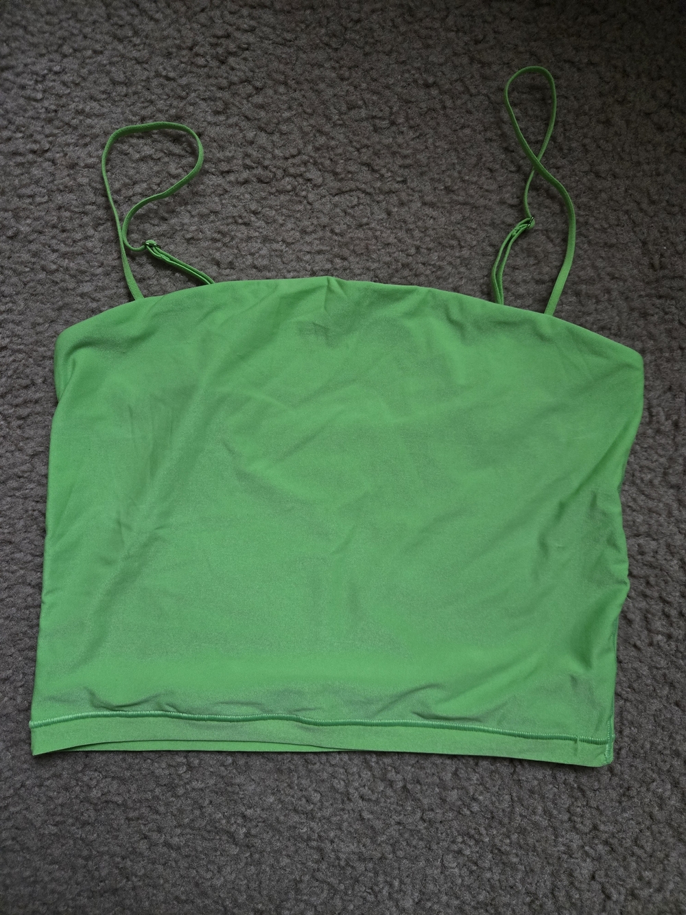aerie Bright Green Cropped Spaghetti Strap Camisole